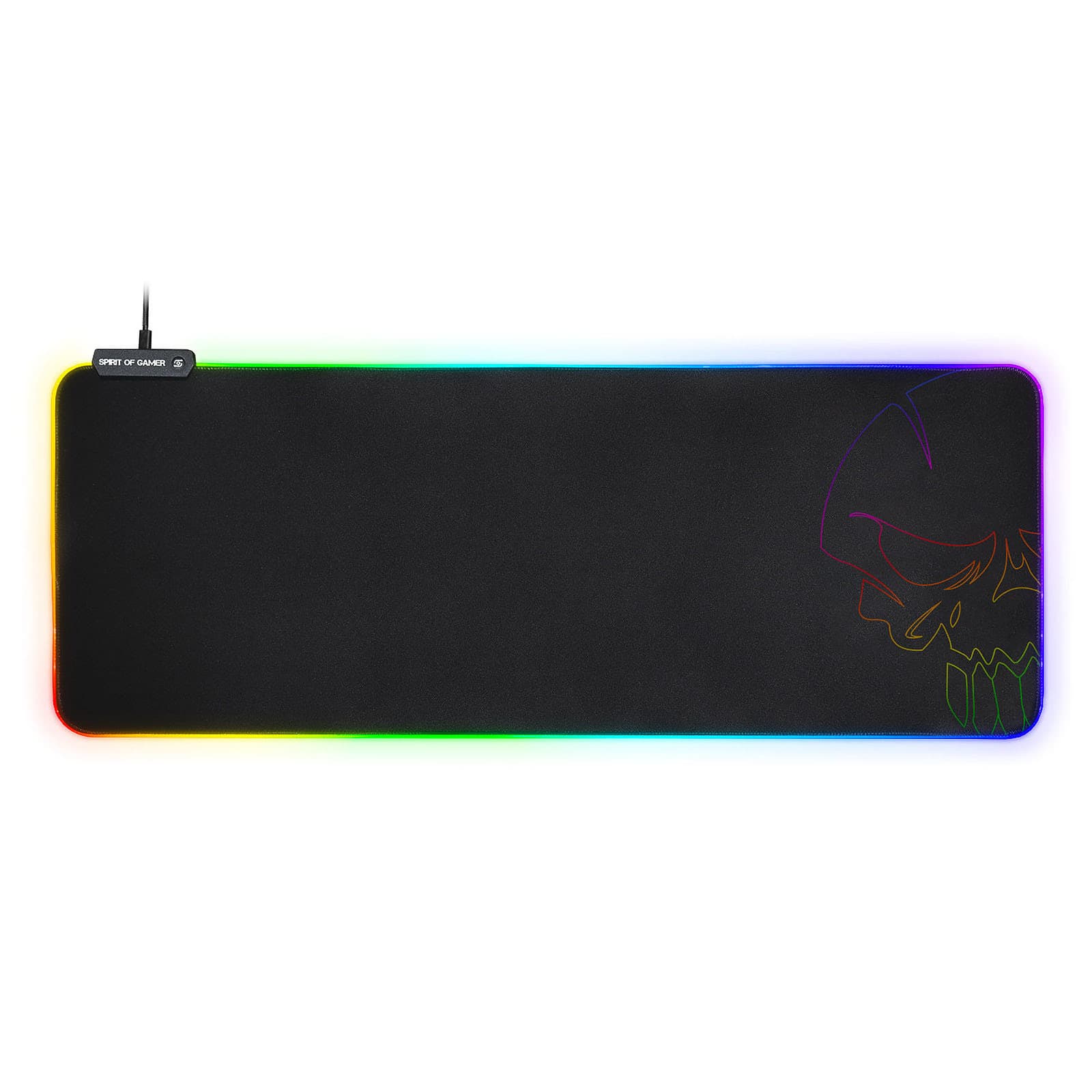 Spirit of Gamer Skull RGB Gaming Mouse Pad XXL 1