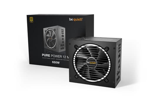 be quiet! Pure Power 12 M 650W 80PLUS Gold 3