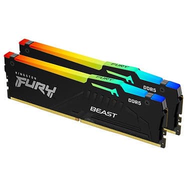 Kingston FURY Beast RGB 32 Go (2 x 16 Go) DDR5 5200 MHz CL40 4