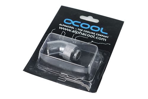 Alphaccol HF Coude 45° rotatif - 1/4" Mâle / Femelle Chrome 4