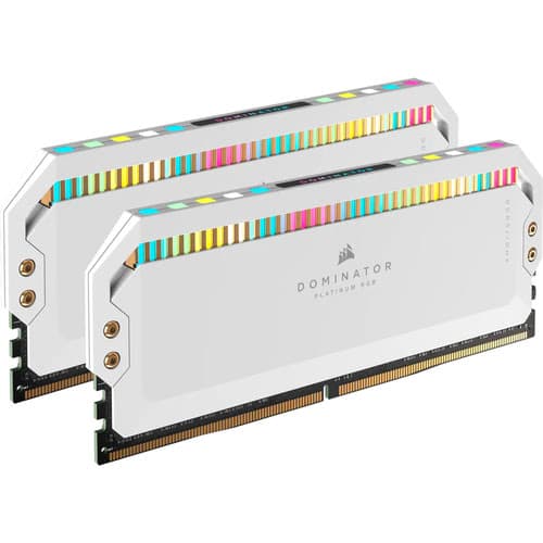 Corsair Dominator Platinum DDR5 RGB 64 Go (2 x 32 Go) 5600 MHz CL40 - Blanc 1