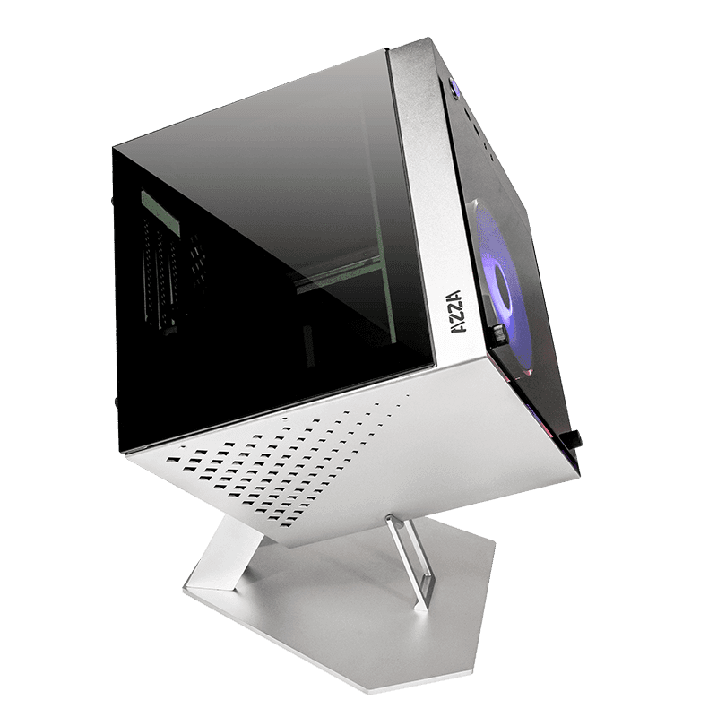 Azza Cube mini 805G silver - mT/Sans Alim/ITX 2