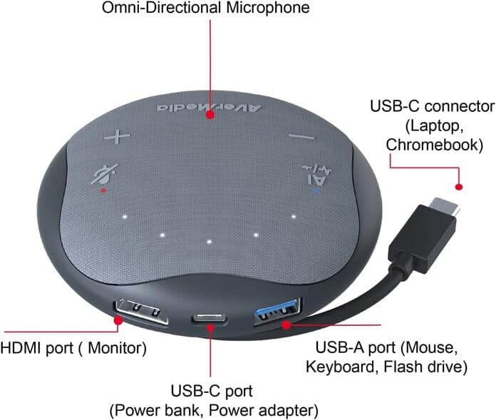 Avermedia Smart Speakerphone AS315 3