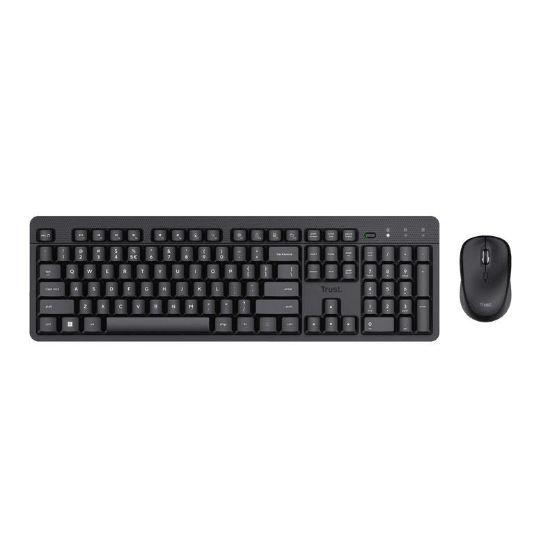 Trust Pack Ody 2 - Clavier/Souris/Sans fil - Noir