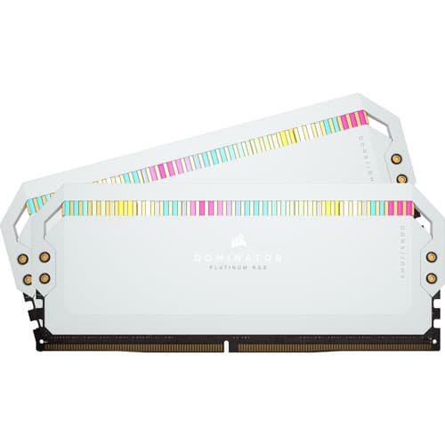 Corsair Dominator Platinum DDR5 RGB 64 Go (2 x 32 Go) 5600 MHz CL40 - Blanc 2