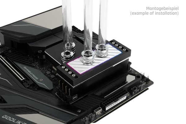 Alphacool Apex D-RAM Water cooler ARGB - 4 Slots Argent 2