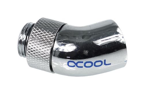 Alphaccol HF Coude 45° rotatif - 1/4" Mâle / Femelle Chrome 3