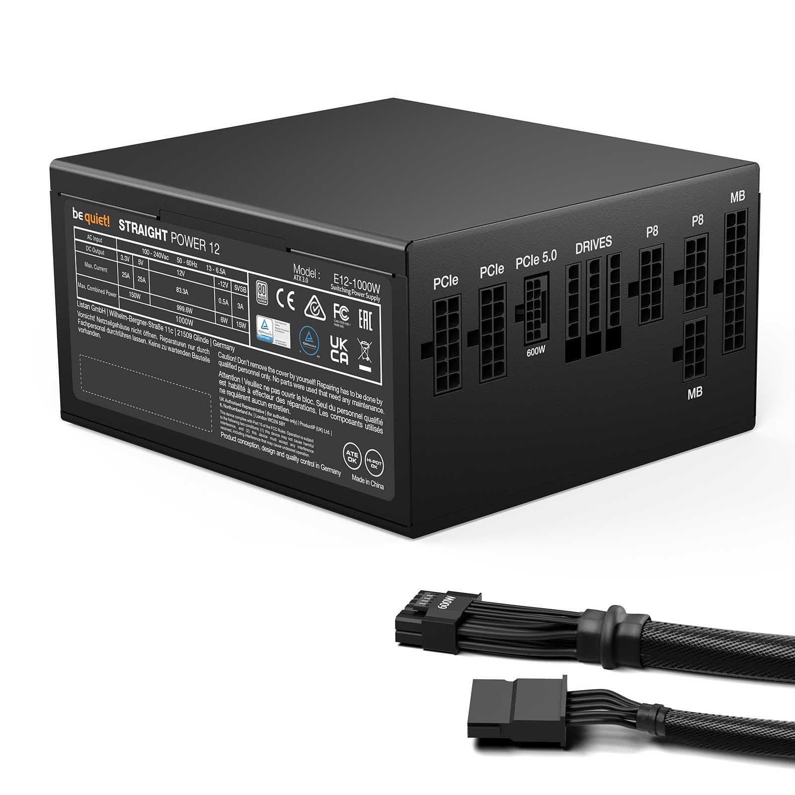 be quiet! Straight Power 12 1000W 80PLUS Platinum 2