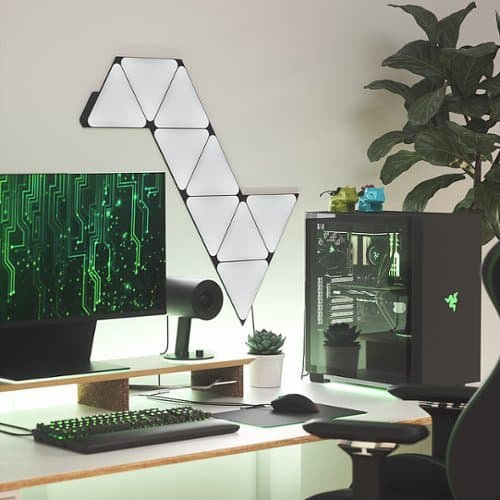 Nanoleaf Shapes Black Triangles Starter Kit (9 pièces) 6