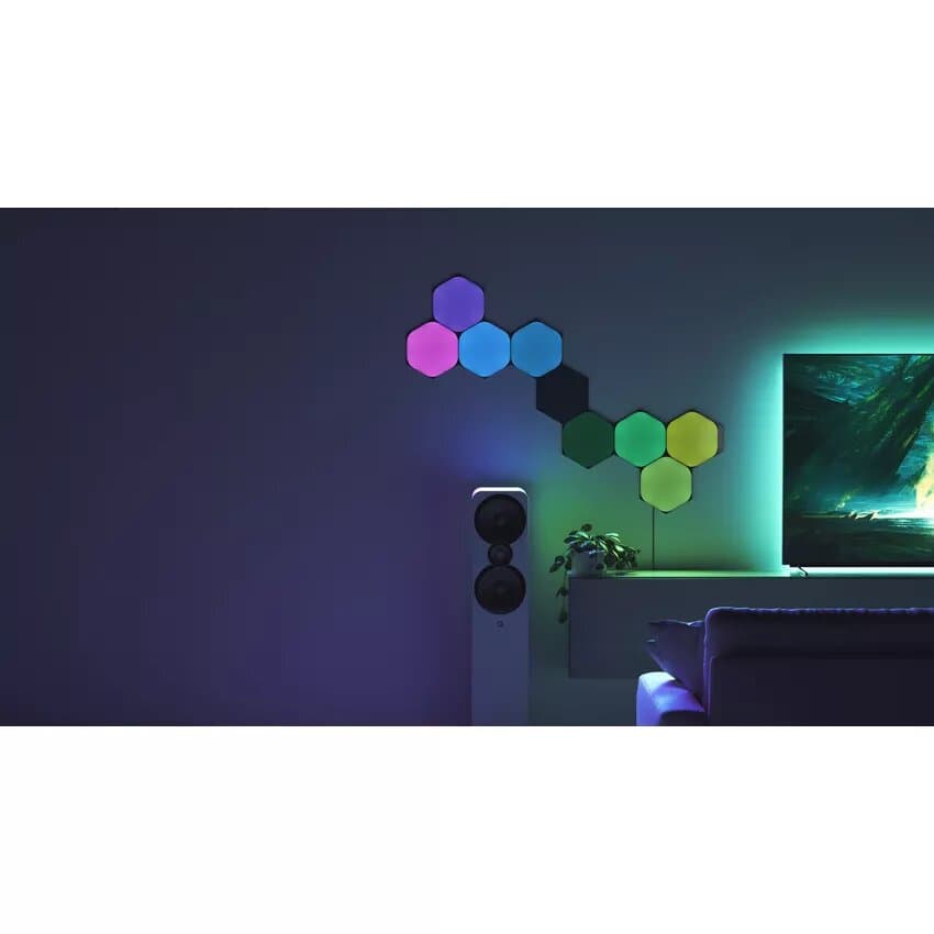 Nanoleaf Shapes Limited Edition Ultra Black Hexagons Expansion Pack (3 pièces) 5
