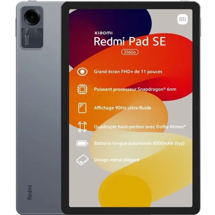 Xiaomi Redmi Pad SE 11" 8Go 256Go Wifi Graphite Antracite 1