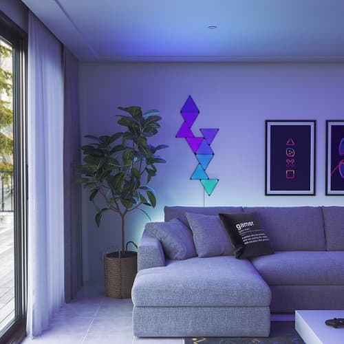 Nanoleaf Shapes Black Triangles Starter Kit (9 pièces) 3