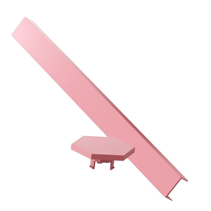 Nanoleaf Lines Skins Matte Pink (9 pièces) 3