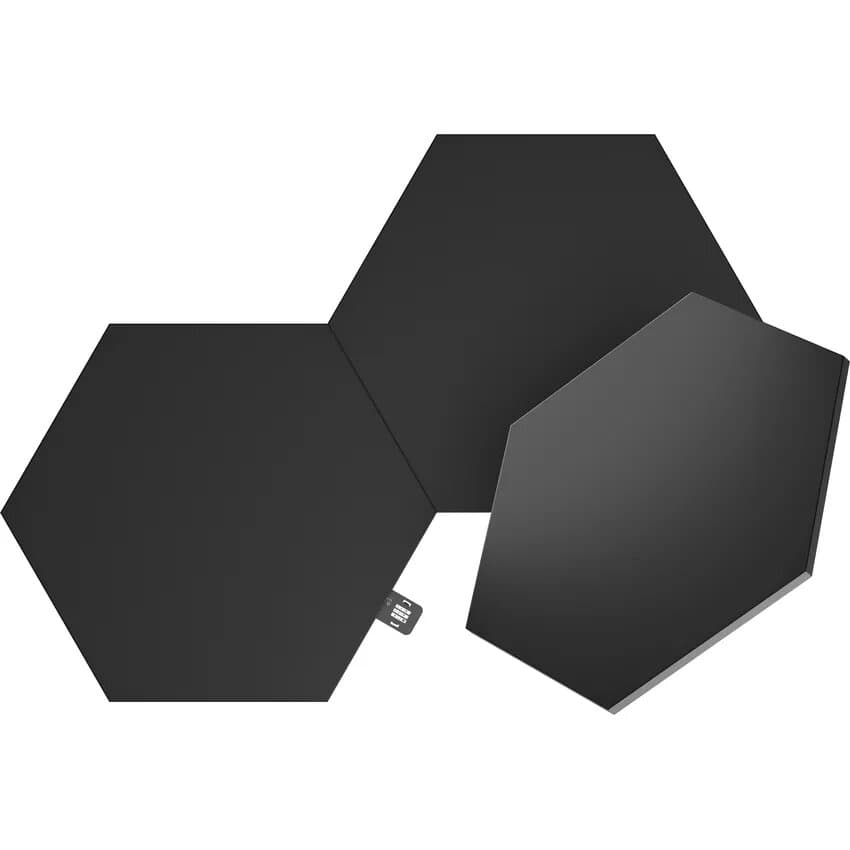 Nanoleaf Shapes Limited Edition Ultra Black Hexagons Expansion Pack (3 pièces)