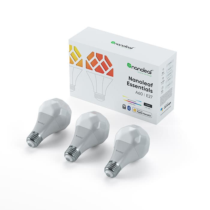Nanoleaf Essentials A60 E27 Smart Bulb x3 4