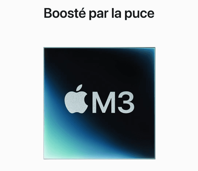Apple MacBook Air M3 15 pouces (2024) Minuit 24 Go/512 Go (MC9L4FN/A) 3