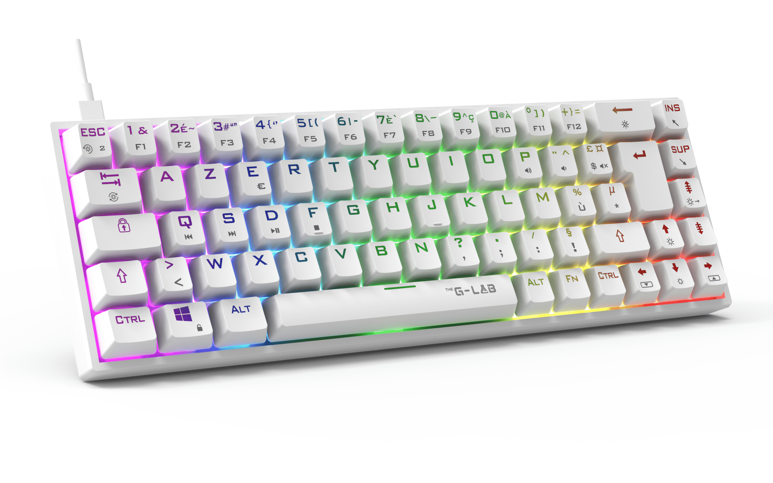 The G-Lab Keyz Titanium (Blanc) 2