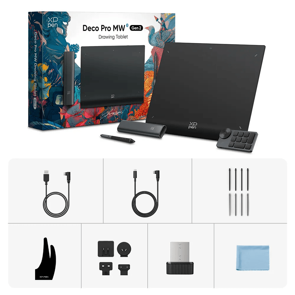 XPPEN Deco Pro XLW Gen 2 MT1592B_ACK05 - 5080LPI 15" Noir 4