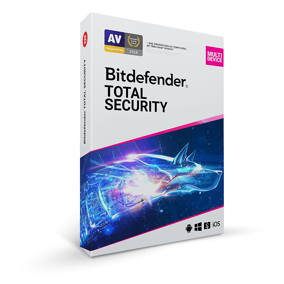 Bitdefender Total Security - Licence 10 postes 2 ans