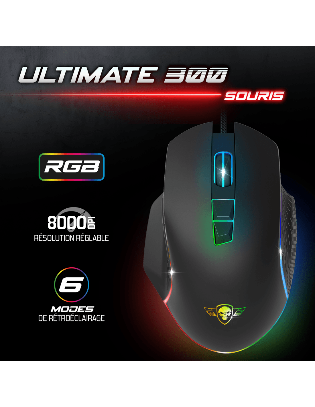 Spirit of Gamer Ultimate 300 (Noir) 6
