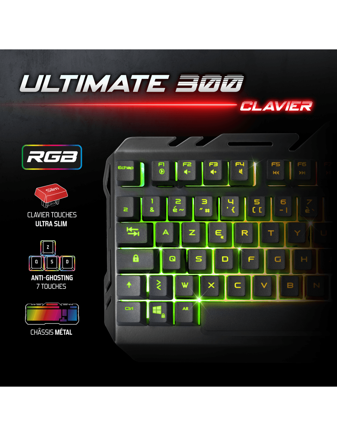 Spirit of Gamer Ultimate 300 (Noir) 3