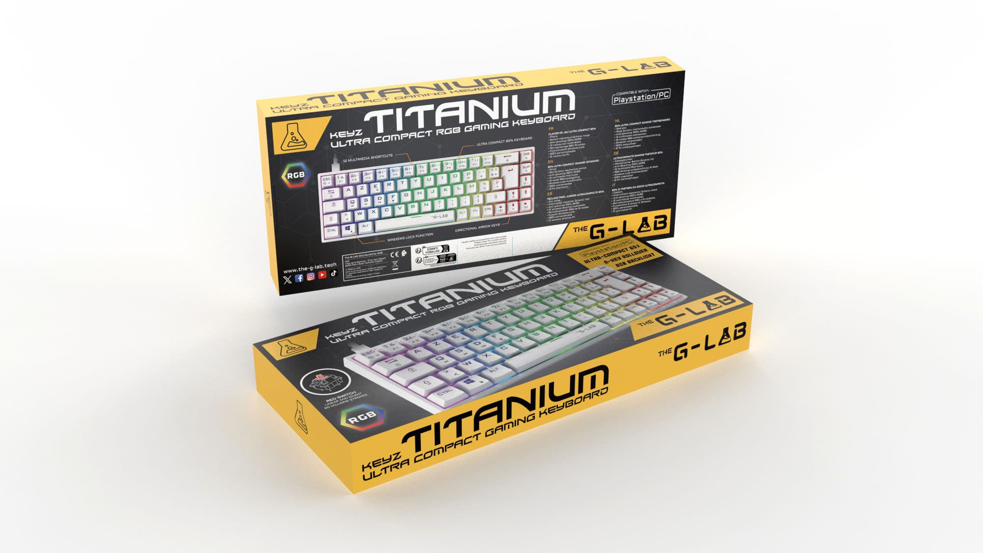 The G-Lab Keyz Titanium (Blanc) 3