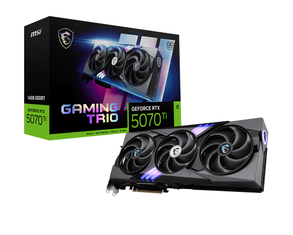 MSI GeForce RTX 5070 Ti 16G GAMING TRIO OC
