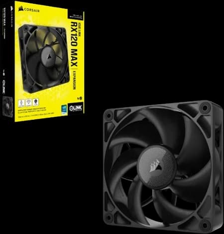 Corsair iCUE LINK RX120 MAX (Noir) 3