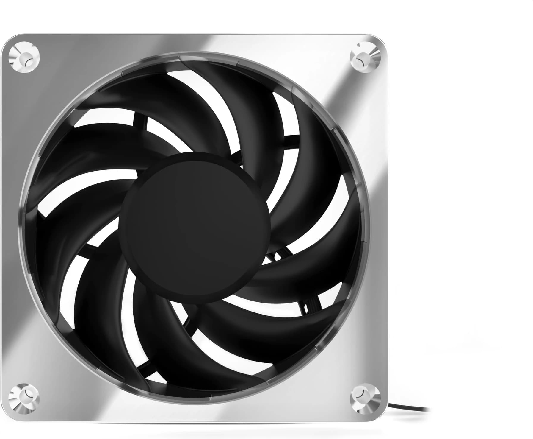 Alphacool Apex Stealth Metal 120mm - 2000rpm Chrome