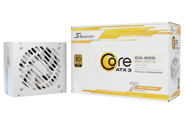 Seasonic CORE GX ATX 3 (2024) 650 W - Blanc