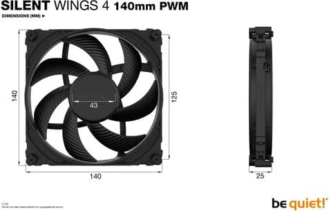 be quiet! Silent Wings 4 140mm PWM 5