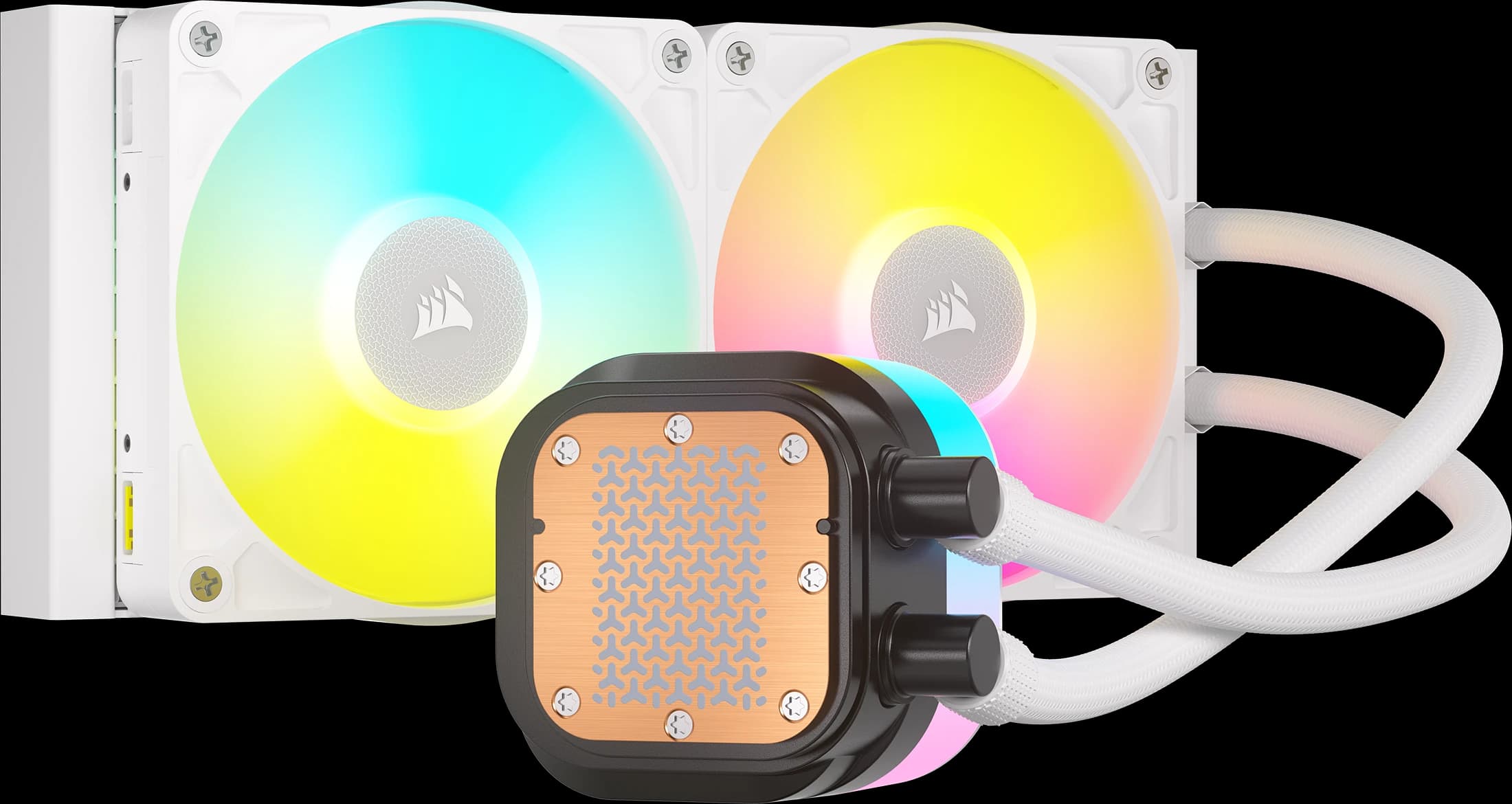 Corsair Titan 240 RX LCD RGB (Blanc) 4