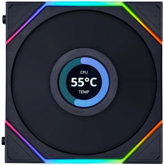 Lian Li Uni Fan TL120 LCD (noir) - Pack de 3 2