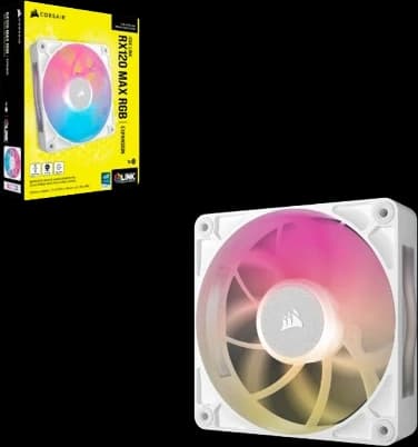 Corsair iCUE LINK RX120 MAX RGB (Blanc) 4