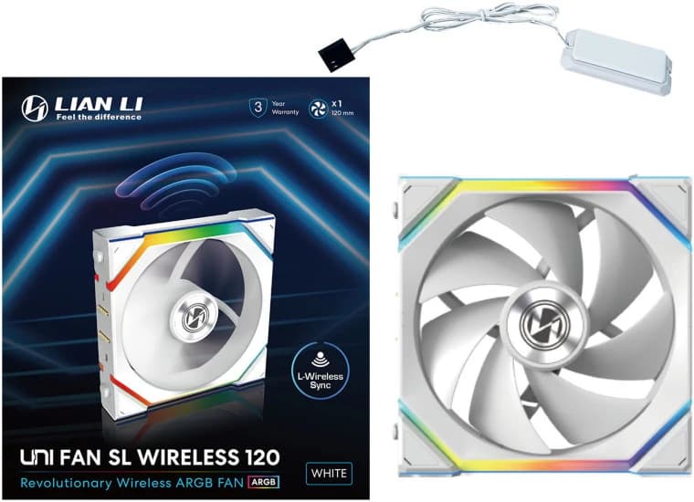 Lian Li Uni Fan SL Wireless 120 (blanc) 5