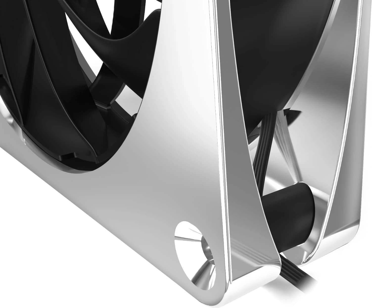 Alphacool Apex Stealth Metal 120mm - 2000rpm Chrome 3