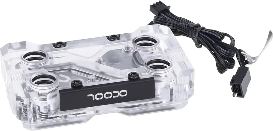 Alphacool GPX SLI Connector Dual - Acryl - Addressable RGB 3