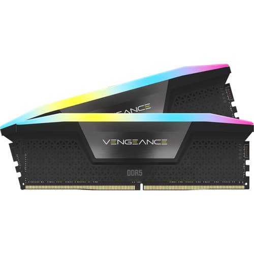 Corsair Vengeance RGB DDR5 96 Go (2 x 48 Go) 6400 MHz CL32 - Noir 6