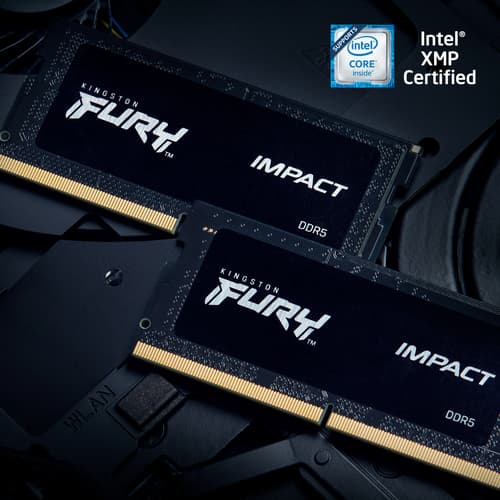 Kingston FURY Impact SO-DIMM 16 Go DDR5 6400 MHz CL38 5