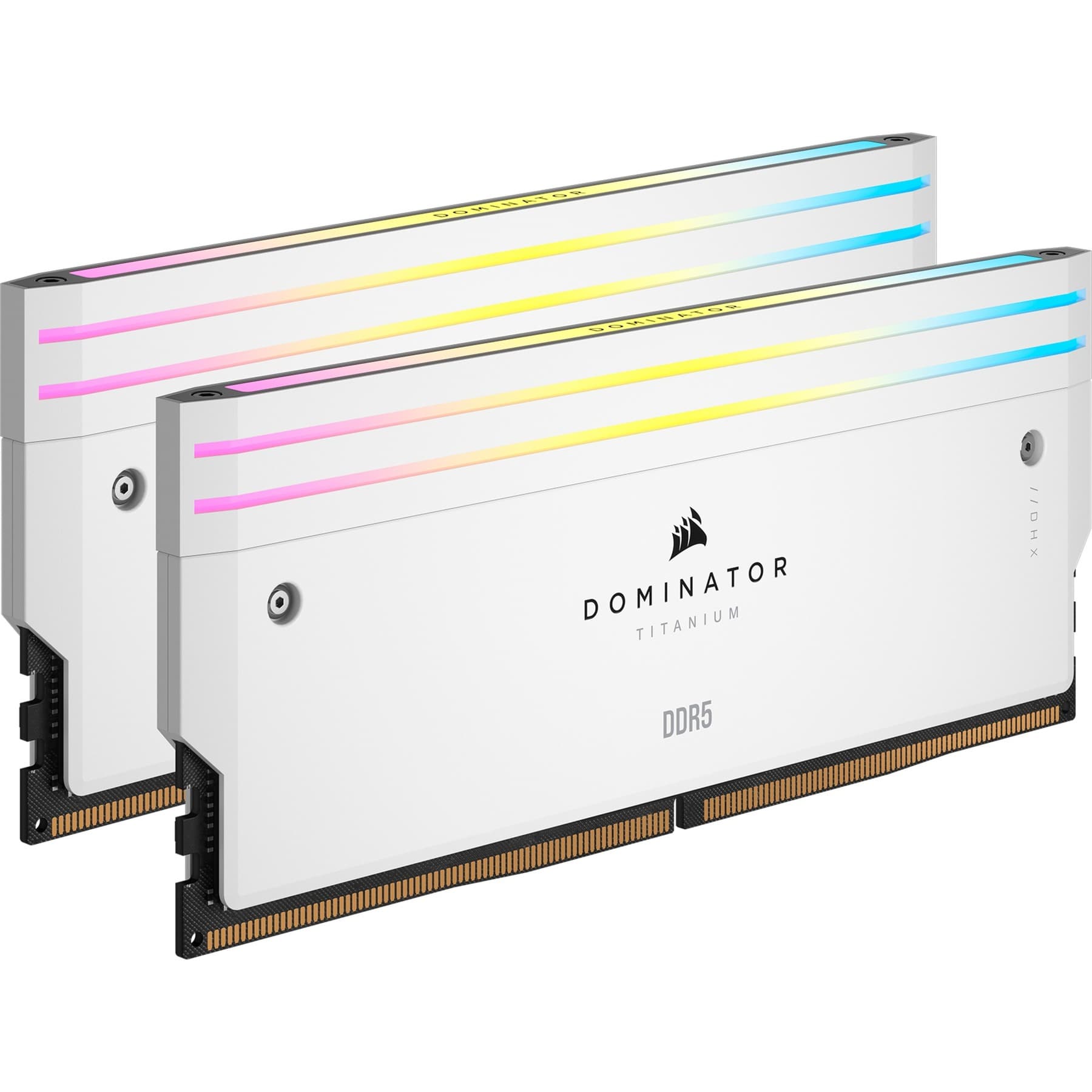 Corsair Dominator Titanium DDR5 RGB 64 Go (2 x 32 Go) 6000 MHz CL30 - Blanc 2