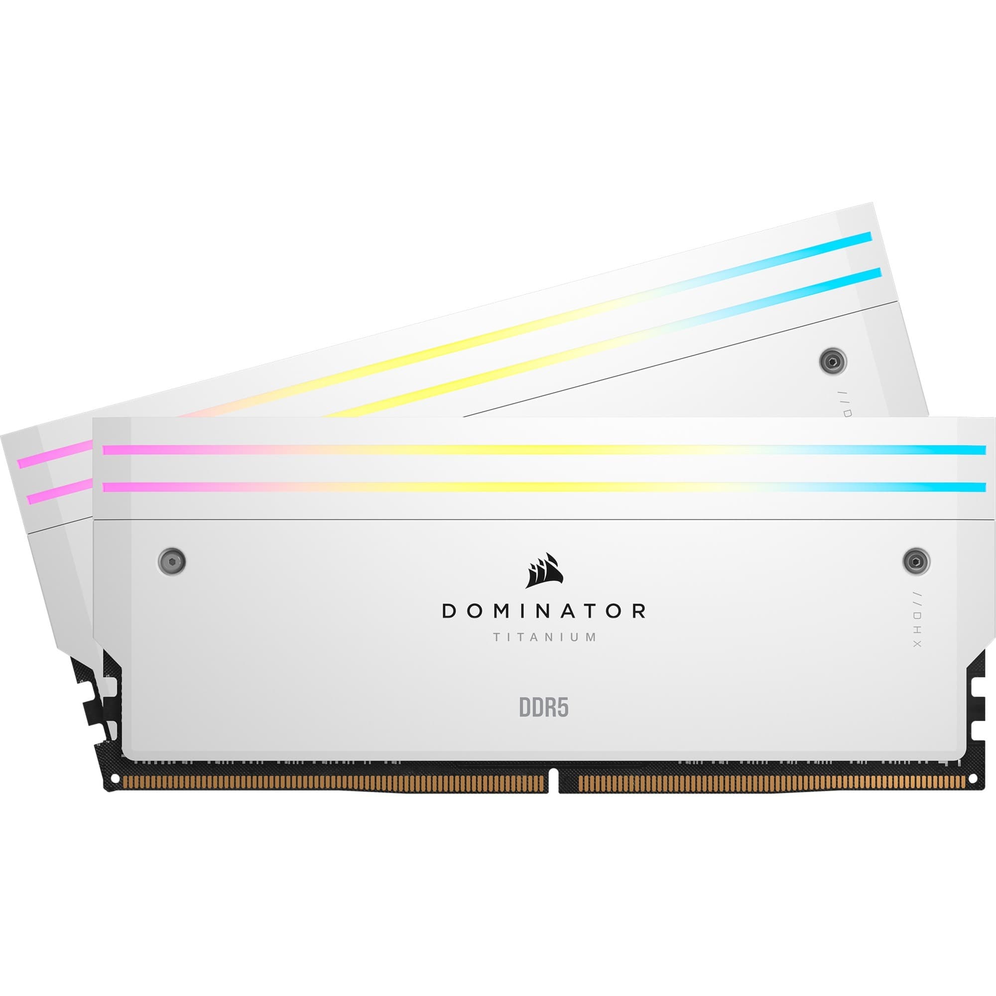 Corsair Dominator Titanium DDR5 RGB 64 Go (2 x 32 Go) 6000 MHz CL30 - Blanc 1