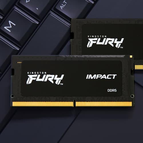 Kingston FURY Impact SO-DIMM 16 Go DDR5 6400 MHz CL38 4