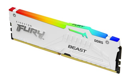 Kingston FURY Beast RGB 32 Go (2 x 16 Go) DDR5 6000 MHz CL36 - Blanc 2