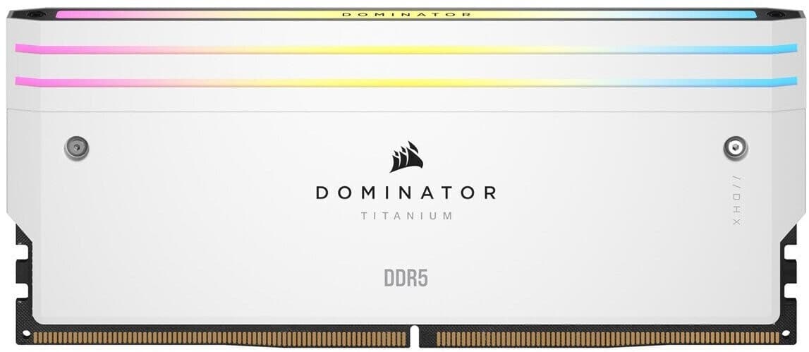 Corsair Dominator Titanium DDR5 RGB 32 Go (2 x 16 Go) 6000 MHz CL30 - Blanc 2