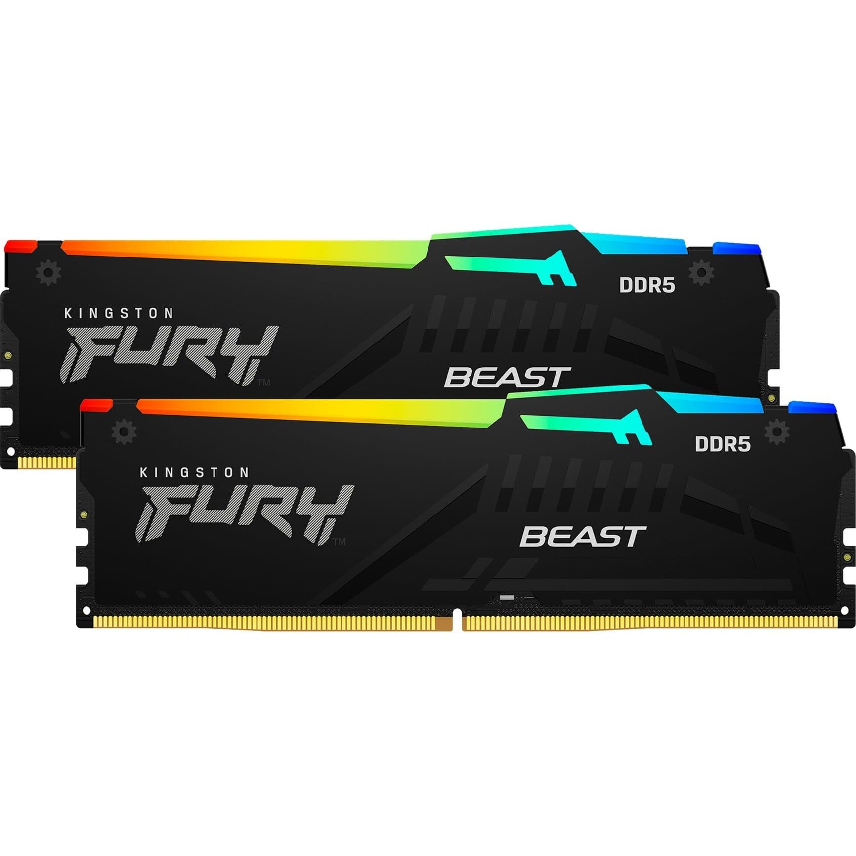 Kingston FURY Beast RGB 32 Go (2 x 16 Go) DDR5 6000 MHz CL36 2