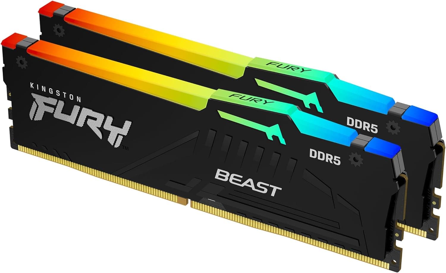 Kingston FURY Beast RGB 32 Go (2 x 16 Go) DDR5 6000 MHz CL36 1