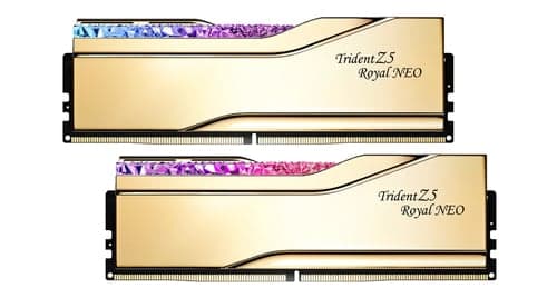 G.Skill Trident Z5 Royal Neo 32 Go (2 x 16 Go) DDR5 8000 MHz CL38 - Or 1