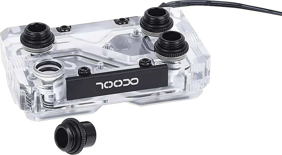 Alphacool GPX SLI Connector Dual - Acryl - Addressable RGB 5