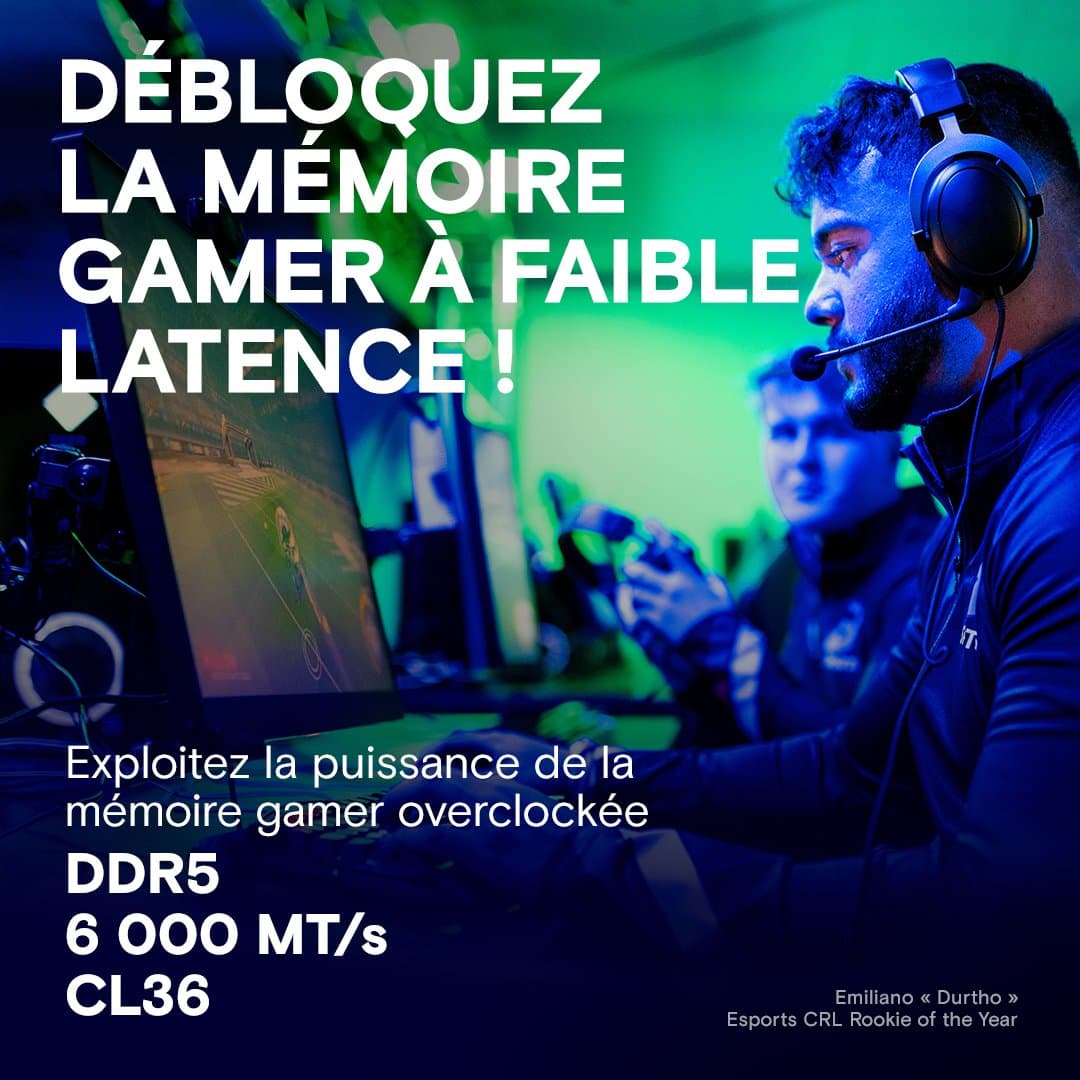 Crucial Pro Overclocking Edition 32Go (2x16Go) DDR5 6000MHz 2