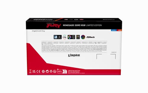 Kingston FURY Renegade RGB LE XMP 48Go (2x24Go) DDR5 8000MHz 6